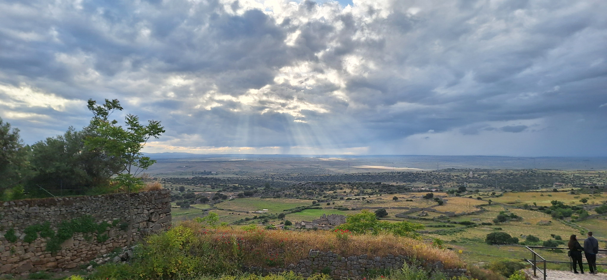 Desde Trujillo mirando hacia Cáceres